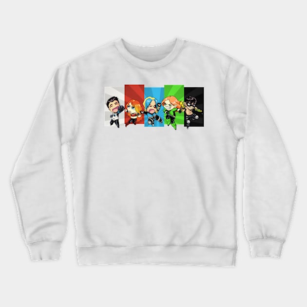 LKS Chibi Offbeats Crewneck Sweatshirt by LKSComic